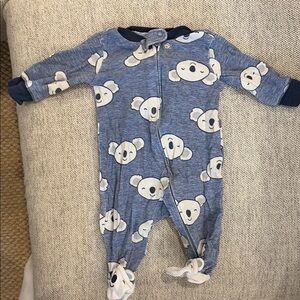 Blue Koala Print Kids One Piece